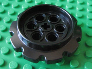 Technic Tread Sprocket Wheel Large 黑色